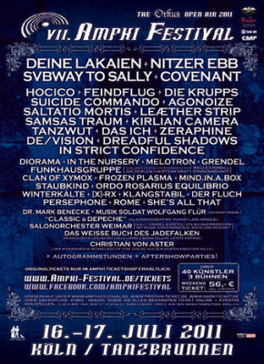 Amphi Festival 2011 Flyer