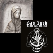 DVD/Blu-ray-Review: Crowskin / Bad Luck Rides On Wheels - Verstummt / Monocelestial Chords – Split LP