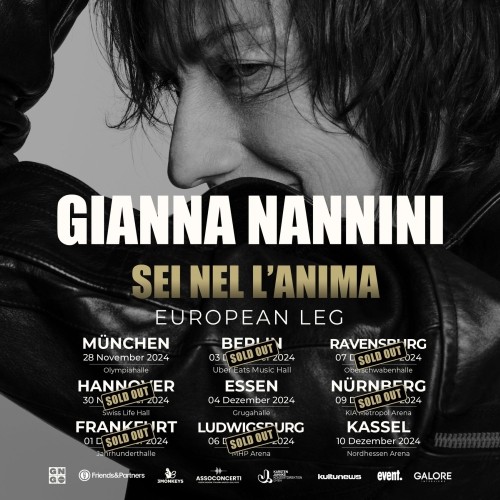 GIANNA NANNINI: European Tour 2024 GIANNA NANNINI: European Tour 2024
