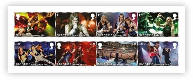 IRON MAIDEN Briefmarkenserie