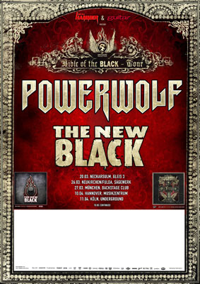 Powerwolf Tourplakat Powerwolf Tourplakat