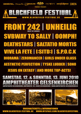 Blackfield Festival 2010 Flyer