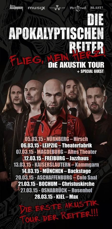 DIE APOKALYPTISCHEN REITER Akustik-Tour 2015