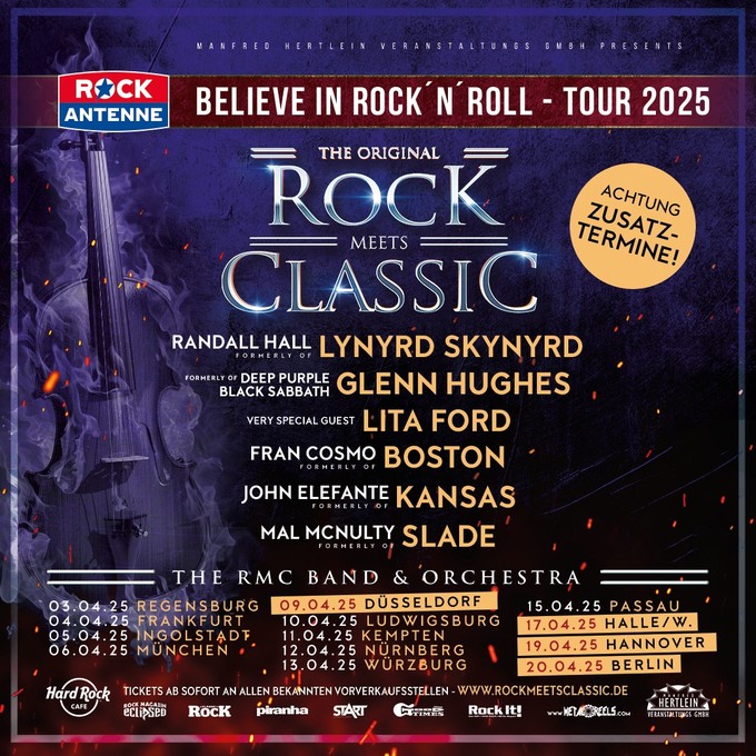 ROCK MEETS CLASSIC: BELIEVE IN ROCK´N´ROLL TOUR 2025 ROCK MEETS CLASSIC: BELIEVE IN ROCK´N´ROLL TOUR 2025