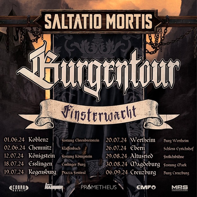 SALTATIO MORTIS Burgentour „FINSTERWACHT“ 