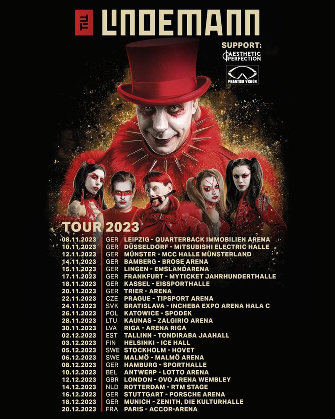 TILL LINDEMANN | TOUR 2023 TILL LINDEMANN | TOUR 2023